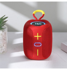 Маленька колонка для вулиці TG658, Портативна колонка з led підсвічуванням Якісна Bluetooth NL-44