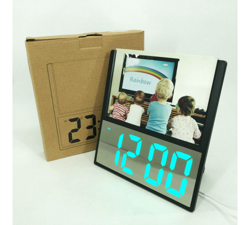 Годинник зі світловим дисплеєм DS-6608, Практичний електронний годинник Красивий настільний YZ-31