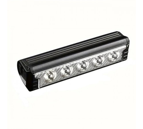 Ліхтар на кермо FY-339B-5LED(white+yellow), Ліхтар велосипедний овальний, Фара протиударна велосипедна KF-53 за 990 грн