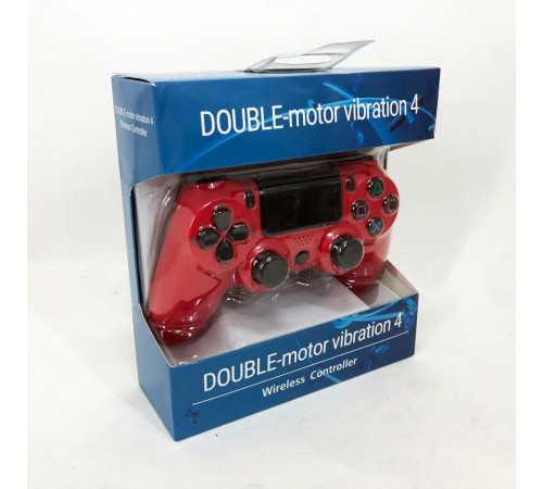 Джойстик DOUBLESHOCK для PS 4, бездротовий ігровий геймпад PS4/PC акумуляторний джойстик. Колір: червоний QR-70