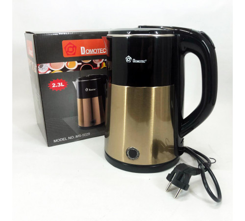 Электрические чайники качественные Domotec MS-5029 2000 Вт, Электрочайник пластик, Чайник дисковый ZK-58