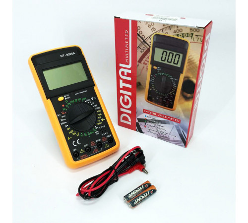 Точный тестер напряжения Digital Multimeter DT9205A, Тестер напряжения для электриков MA-65