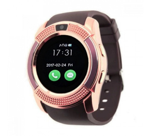 Умные смарт-часы Smart Watch V8. Цвет: золотой ZJ-99