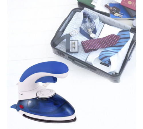 Відпарювач портативний для прасування одягу Mini Steam Iron HT-558B, Праска-відпарювач для тканин TX-56