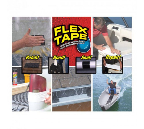 Водонепроницаемая изоляционная сверхпрочная скотч-лента Flex Tape 10 см JX-40