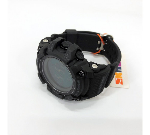 Военные тактические часы часы тактические противоударные SKMEI 1356BK BLACK спортивные скмей YG-14