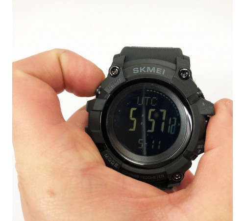 Военные тактические часы часы тактические противоударные SKMEI 1356BK BLACK спортивные скмей YG-14