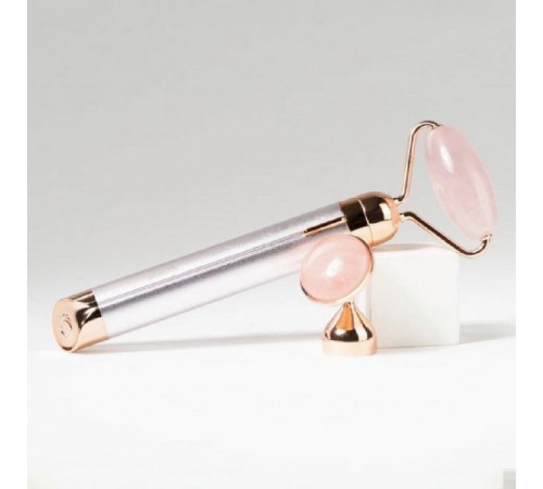 Масажер ролик електричний для особи Facial Roller Massager. Колір бежевий SV-41
