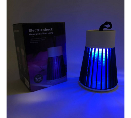 Уничтожитель насекомых для дома Electronic shock Mosquito killing lamp НА АККУМУЛЯТОРЕ для похода на природу AN-60