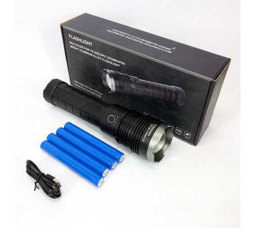 Фонарь лед тактический AK138-1 PM60-TG 8х18650, Портативный светодиодный фонарь с зарядкой UG-15
