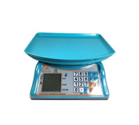 Торговые электронные весы Rainberg RB-805 40 кг led подсветка. Цвет: голубой KG-35