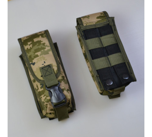 Подсумок на 2 магазина двойной из кордуры пиксель MOLLE тактический MA-96
