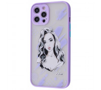 Чехол для Apple Iphone 12 Pro Max фиолетовый MX-84