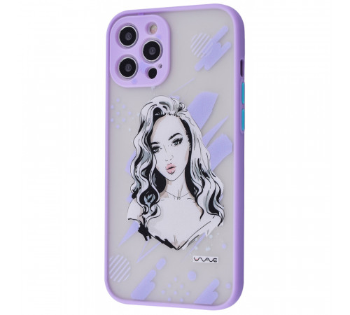 Чехол для Apple Iphone 12 Pro Max фиолетовый MX-84