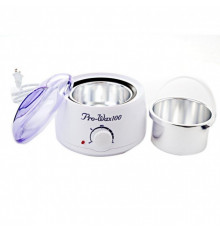 Воскоплав с терморегулятором PRO-WAX 100 для воска в банке, в гранулах, в таблетках 400 мл AE-49