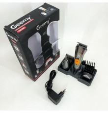 Машинка для стрижки з насадками бездротова Pro Gemei GM-580, Машинка для стрижки волосся з мотором TI-25