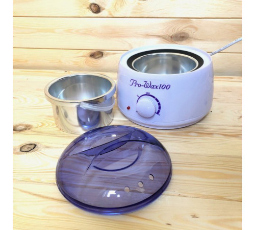 Воскоплав с терморегулятором PRO-WAX 100 для воска в банке, в гранулах, в таблетках 400 мл AE-49
