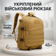 Тактичний рюкзак солдатський, Місткий тактичний рюкзак Якісний туристичний ET-26