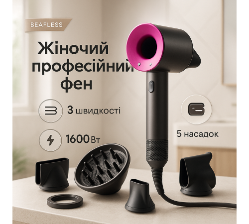 Качественный фен для волос, Фен практичный, Хороший фен для выпрямления волос Хороший SU-74