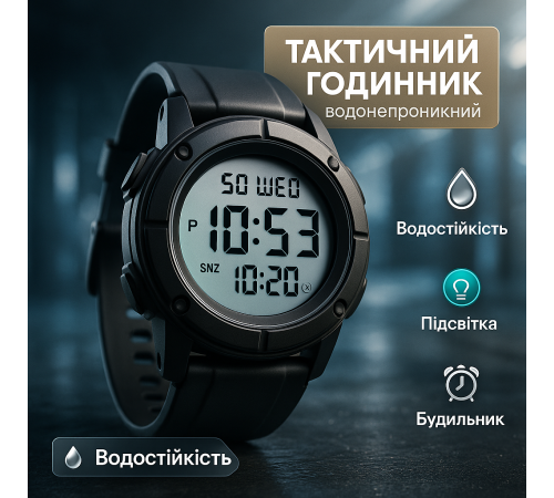 Сучасний військовий годинник, Годинник для кемпінгу з водозахистом Рибальський TL-41
