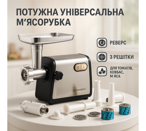 Электрическая мясорубка с высокой мощностью, Мощная универсальная мясорубка, Мясорубка-соковижималка GW-92