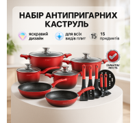 Набор высоких кастрюль, Хорошие кастрюли, Кастрюли с прозрачными крышками с крышками PK-66