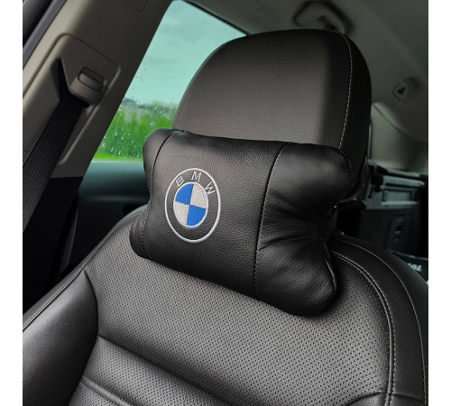 Подушка подголовник бабочка BMW, Автомобильная подушка для шеи с лого подголовник для водителя OM-61