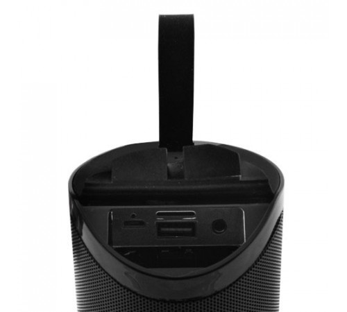 Портативна Bluetooth колонка TG-169 з різнокольоровим підсвічуванням FM-радіо 5Wx2. Колір чорний GH-90 за 605 грн