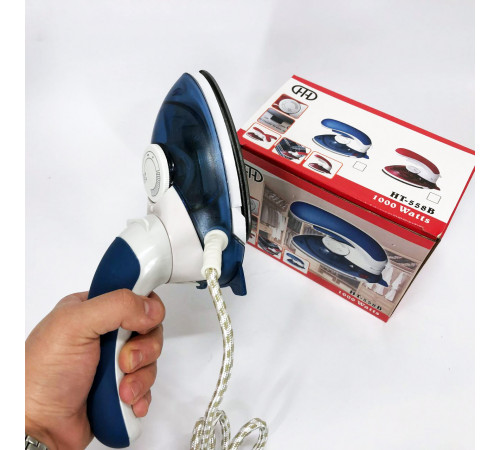 Відпарювач портативний для прасування одягу Mini Steam Iron HT-558B, Праска-відпарювач для тканин TX-56