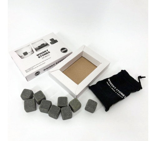 Камни для виски Whiskey Stones из стеатита (9шт) HD-83