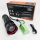 Яркий тактический фонарик NIGHT VISION NV-708, Фонарик на юсб зарядкой для дома, Сверхмощный фонарь лед KU-71