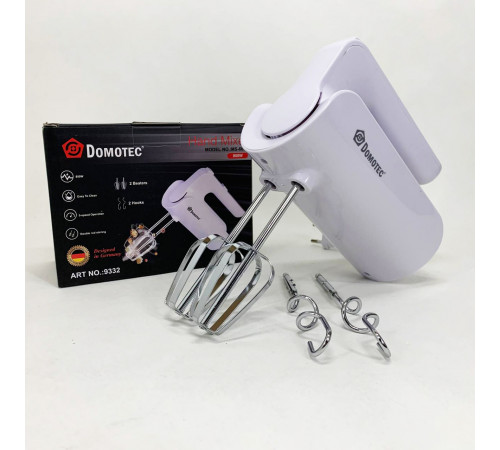 Миксер для еды Domotec R.6653 800 Вт, Миксер ручной для взбивания и замешивание теста IY-80