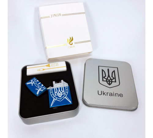 Необычная зажигалка, Зажигалка на подарок электрическая USB с индикатором заряда DA-21