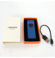 Подарунок другу запальничка USB ZGP ABS, Електронна запальничка Вічна usb з акумулятором CI-98