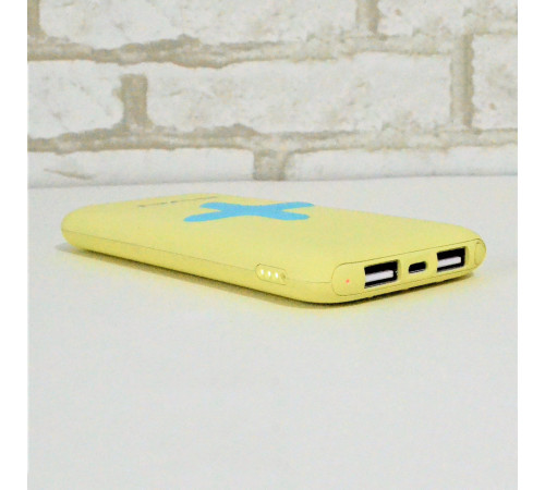 Power Bank AWEI P98K (Беспроводная зарядка) 7000 mAh. Цвет: желтый XJ-85