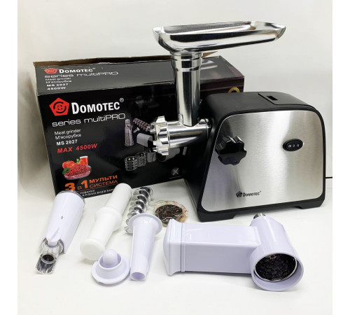 Кухонная мясорубка с реверсом Domotec, Мясорубки с соковыжималкой и шинковкой, Мясорубка обычная LQ-69