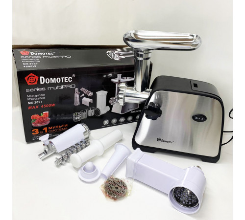 Кухонная мясорубка с реверсом Domotec, Мясорубки с соковыжималкой и шинковкой, Мясорубка обычная LQ-69