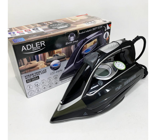 Качественный электрический утюг для дома Adler, Утюг паровой для деликатной глажки CQ-70