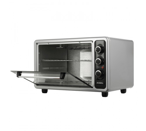 Мультипіч для приготування ASEL AF-40-23 1300 Вт 40 л, Електрична духовка з таймером із дзвінком HY-10 за 5341 грн
