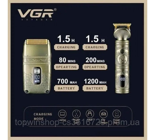 Машинка для різних стрижок акумуляторна VGR V-649, Класна машинка для стрижки волосся MC-73 за 2201 грн