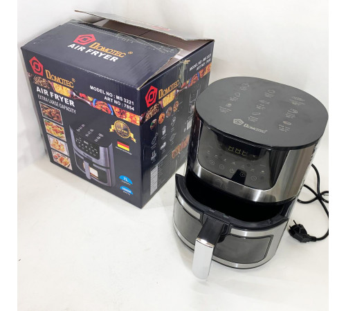 Аэрогриль с режимом жарки без масла Domotec MS-3221 3500Вт 7л, Фритюрница для готовки без масла SW-63