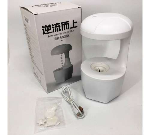 Увлажнитель с эффектом ароматерапии UKC Anti Gravity Humidifier 800 мл, Увлажнитель воздуха в жару XZ-64