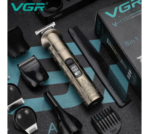 Машинка для стрижки с множеством насадок VGR, Профессиональная электрическая машинка для стрижки FR-64