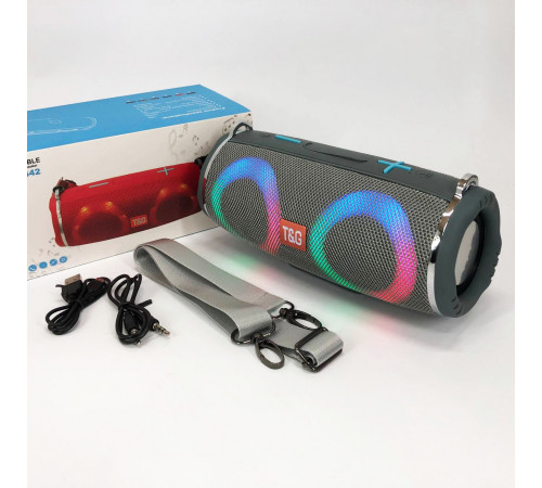 Хорошая bluetooth колонка TG642, Колонка з подсвечиванием портативная Портативная блютус DB-61