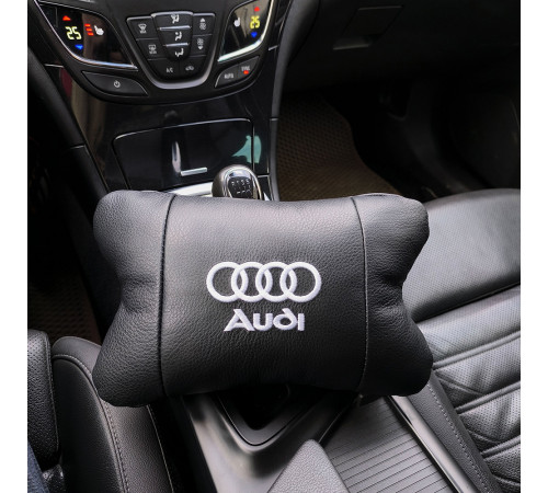 Автоподушка подарок Audi, Подголовник-подушка для автомобиля под шею, Подушки на подголовник в машину BM-92