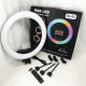 Лампочка кольцевая RGB, Светодиодное кольцо для любителей селфи, Кольцевая лампа для блогеров тик тока EY-47
