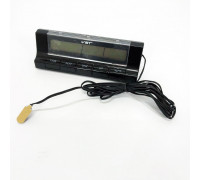 Авточасы с термометром VST-7037 QD-90