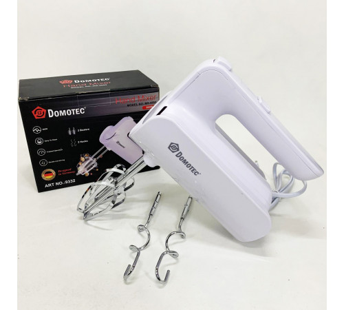 Миксер для еды Domotec R.6653 800 Вт, Миксер ручной для взбивания и замешивание теста IY-80