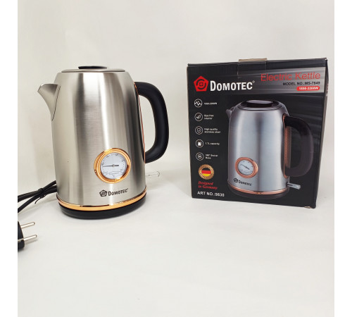 Тихий электрический чайник Domotec, Надежный электрический чайник Мощный YK-16
