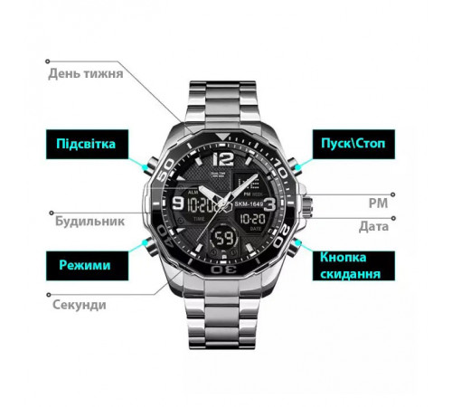 Стильные черные мужские наручные часы SKMEI, Наручные мужские классические бизнес-часы EB-26